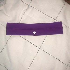Purple Lululemon headband